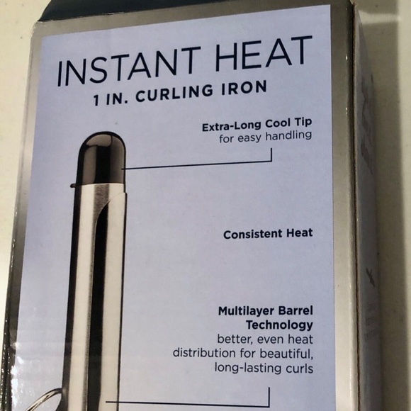 Conair Instant Heat 1" Curling Iron, 30 second Heat-Up, 25 Settings-Classic Curl - Picture 10 of 13